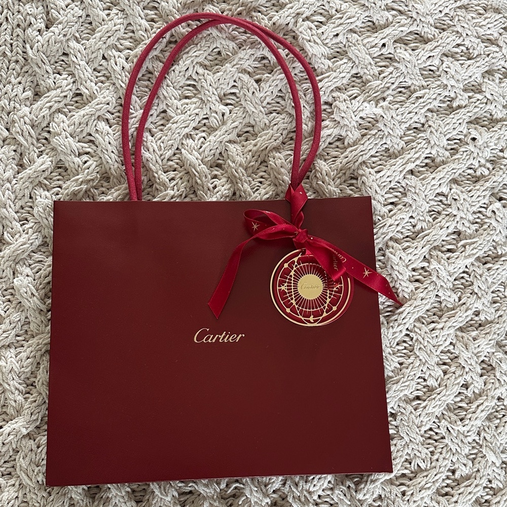 Cartier Gift Bag with Ribbon